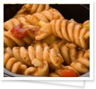 pasta salad close up